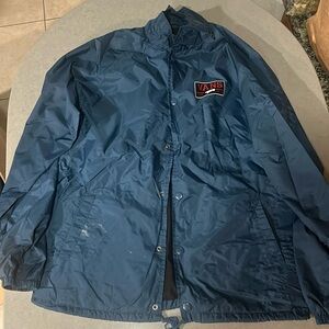 Vans wind breaker jacket blue